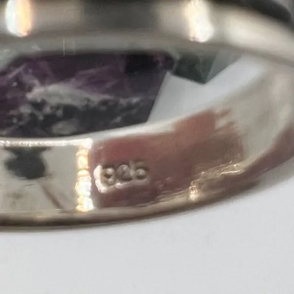 Sterling Silver Ring Braided Celtic Spinner Fidget Stamped 925 Size Z+2 - Picture 4 of 6